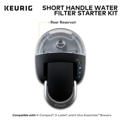 Keurig Single Serve Coffee Maker Accessories Short Handle Water Filter Starter Kit - Image 7