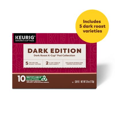Keurig K-Cup Coffee Pods Dark Edition Dark Roast K-Cup Pod Collection Variety Pack