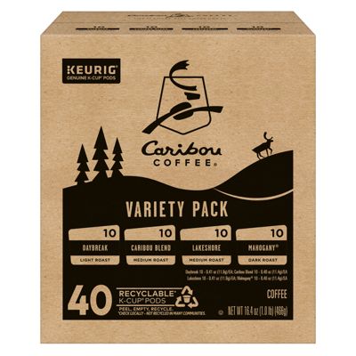 Keurig K-Cup Coffee Pods Caribou Variety Pack