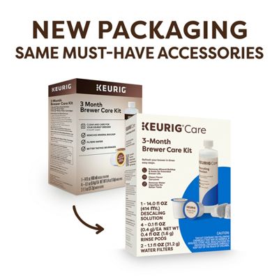 Keurig Single Serve Coffee Maker 3 Month Brewer Care Kit - Image 2