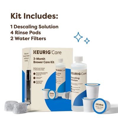 Keurig Single Serve Coffee Maker 3 Month Brewer Care Kit - Image 3