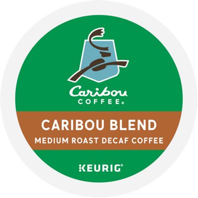 Keurig K-Cup Coffee Pods Caribou Blend Decaf Coffee